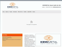 Tablet Screenshot of kemimetal.com.tr